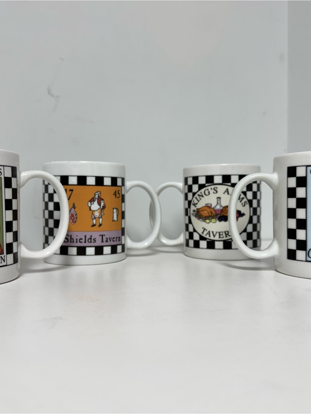 Colonial Williamsburg Hand-decorated Tavern Mugs - Picture 3 of 6